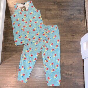 NWT Ready Set Bed Floral PJ Set